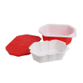 OEM rectangular disposable plastic defrosting meat tray food containers box